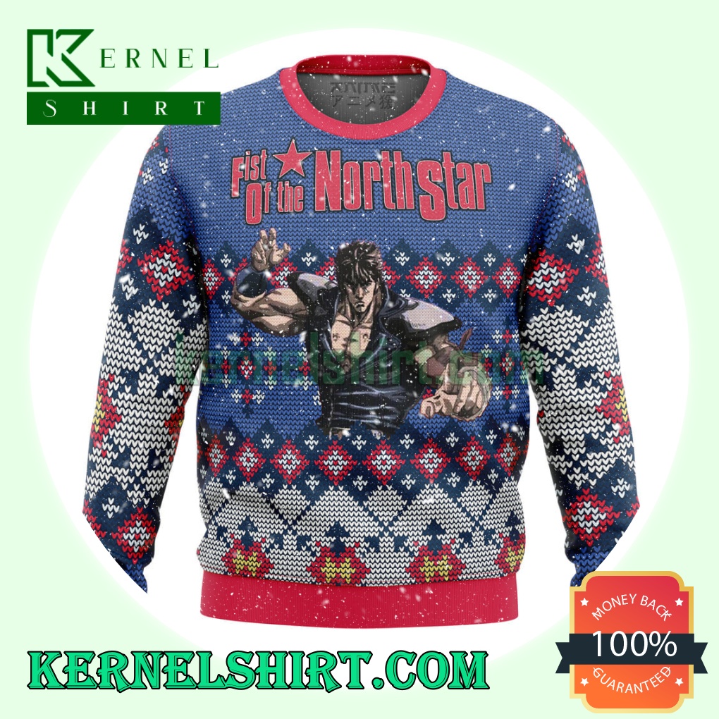 Fist Of The North Star Kenshiro Alt Knitting Christmas Sweatshirts