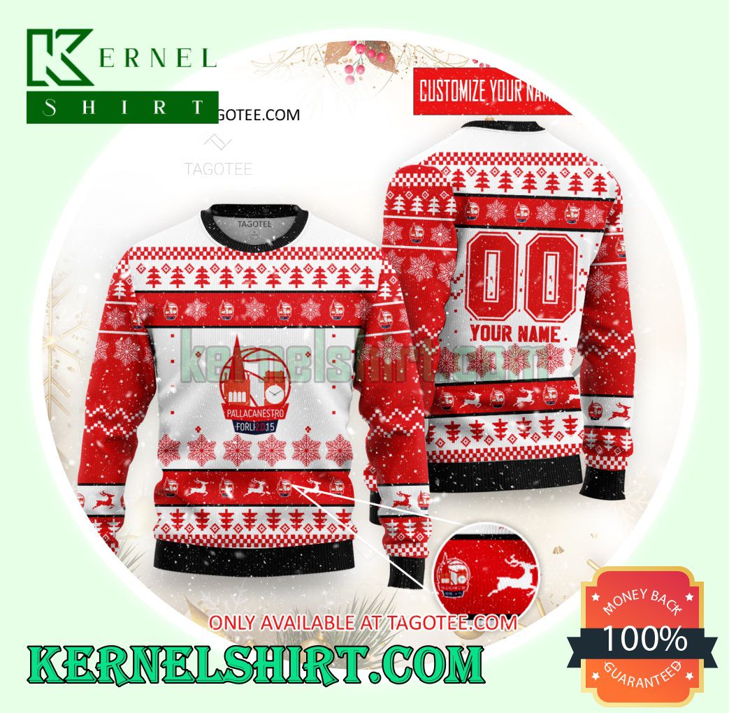 Forli Basketball Xmas Knit Sweaters