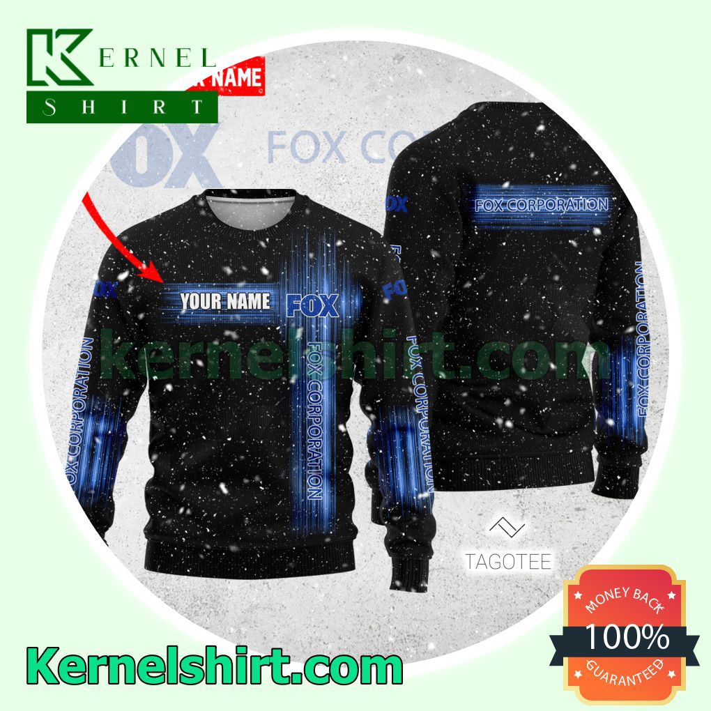 Fox Corporation Logo Long Sleeve Sweatshirt b