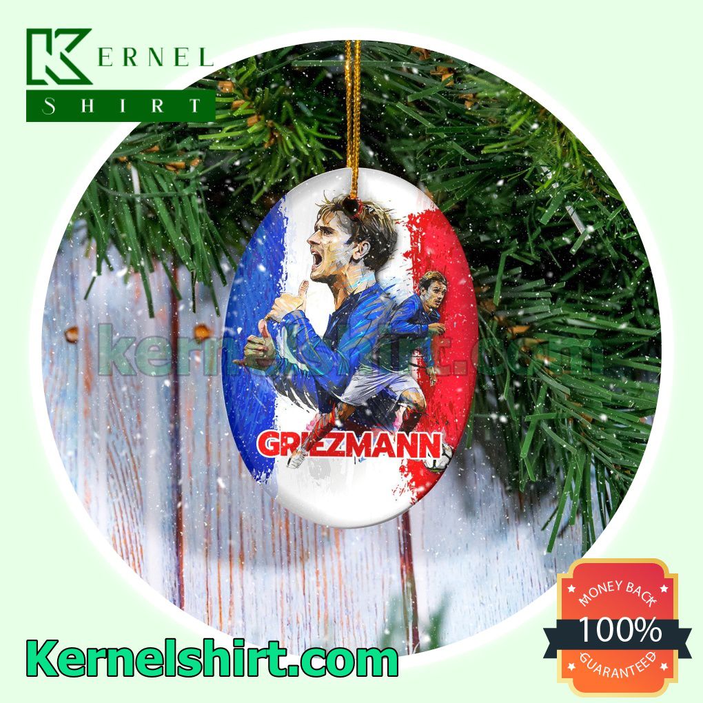 France - Antoine Griezmann Fan Holiday Ornaments