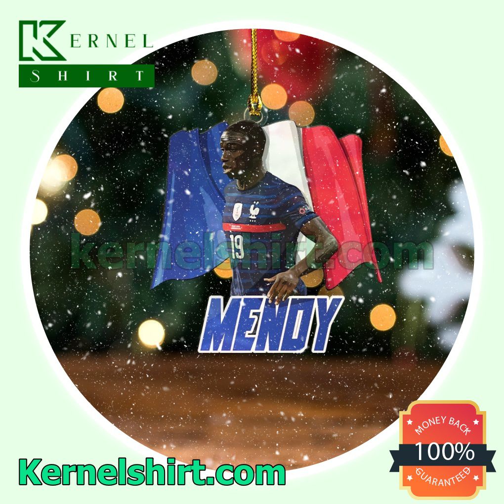 France - Benjamin Mendy Fan Holiday Ornaments