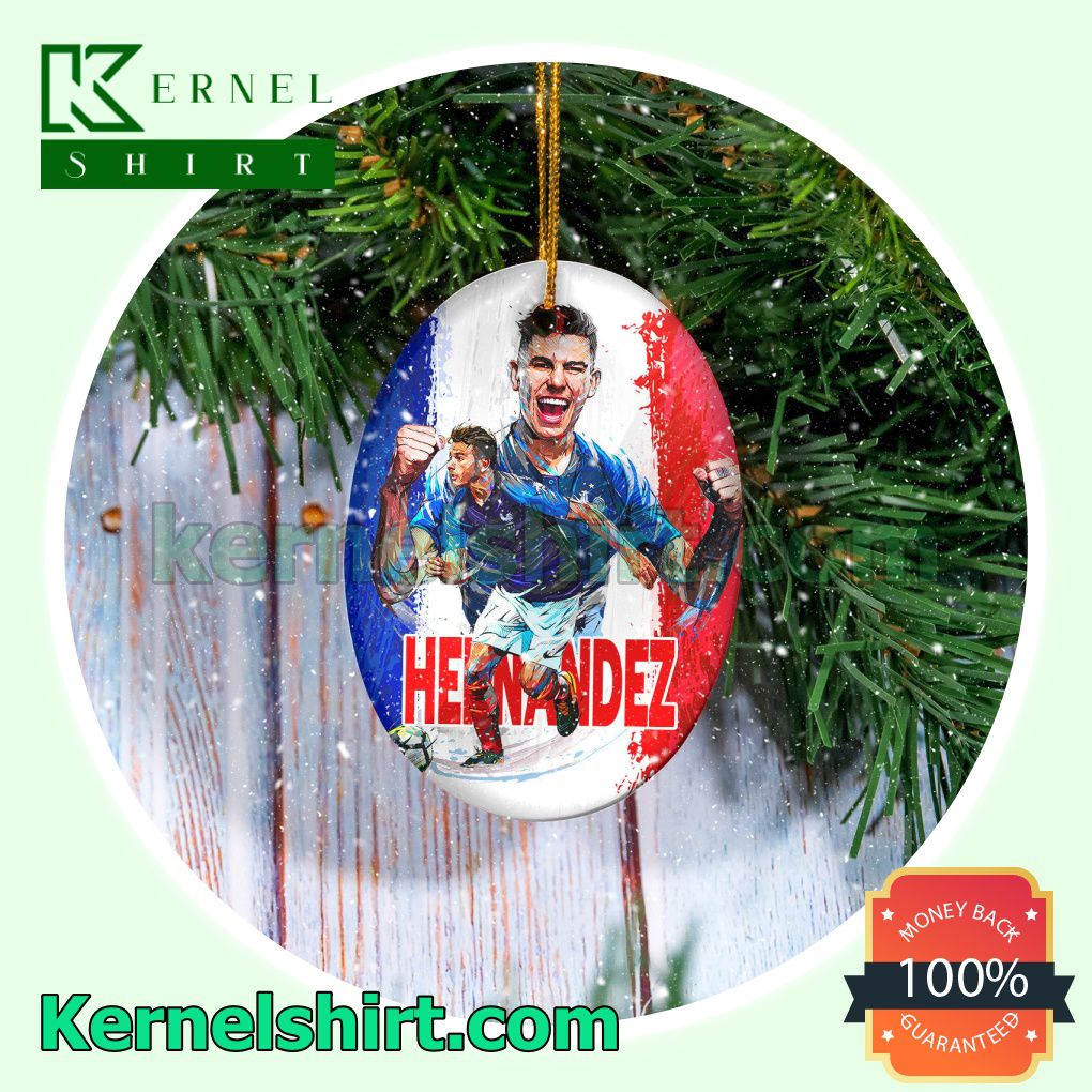 France - Lucas Hernandez Fan Holiday Ornaments