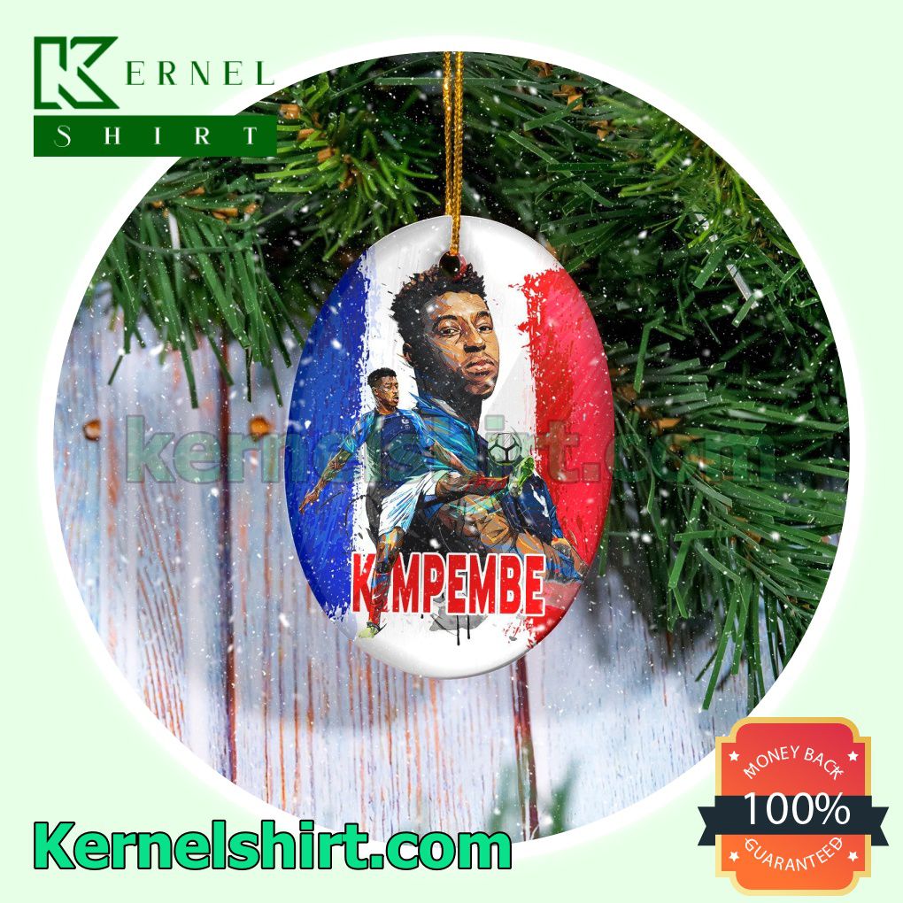 France - Presnel Kimpembe Fan Holiday Ornaments