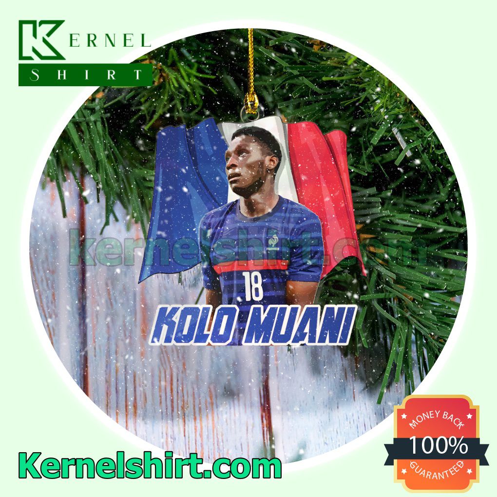 France - Randal Kolo Muani Fan Holiday Ornaments a