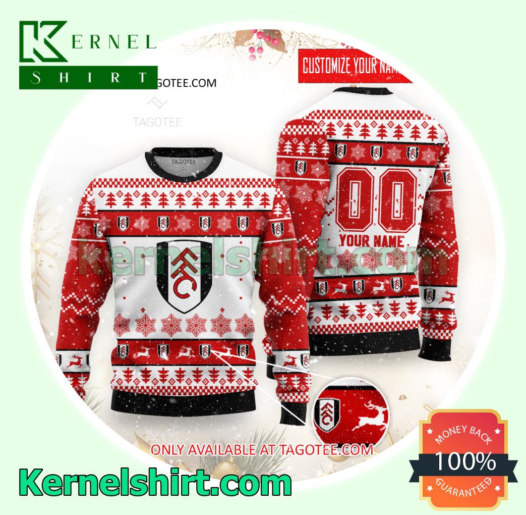 Fulham Logo Xmas Knit Sweaters