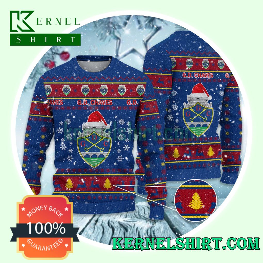 G.D. Chaves Club Snowflake Xmas Knit Sweaters