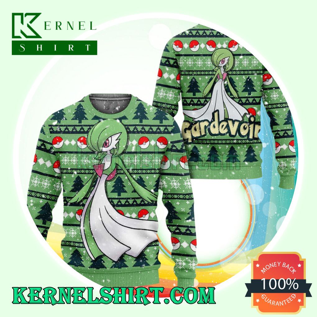 Gardevoir Anime Pokemon Xmas Gifts Christmas Sweatshirts