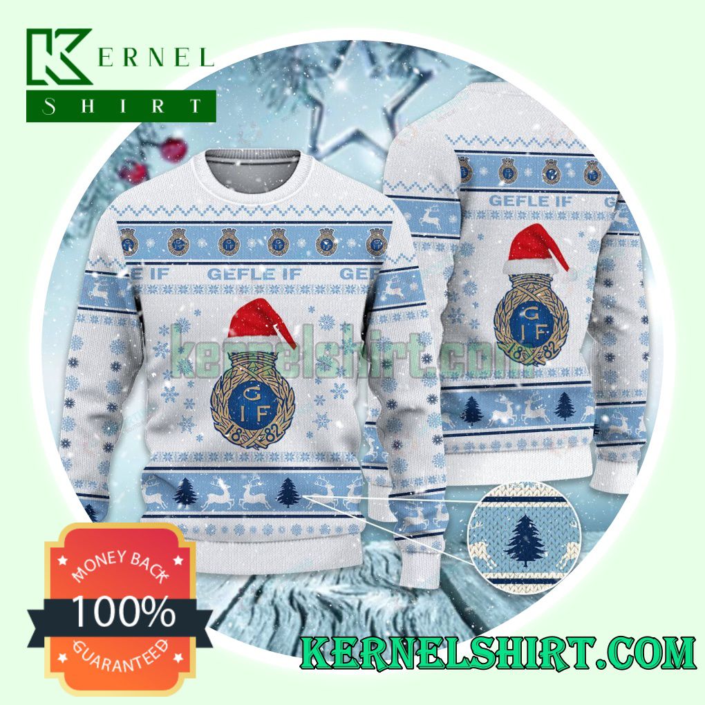 Gefle IF Club Snowflake Xmas Knit Sweaters