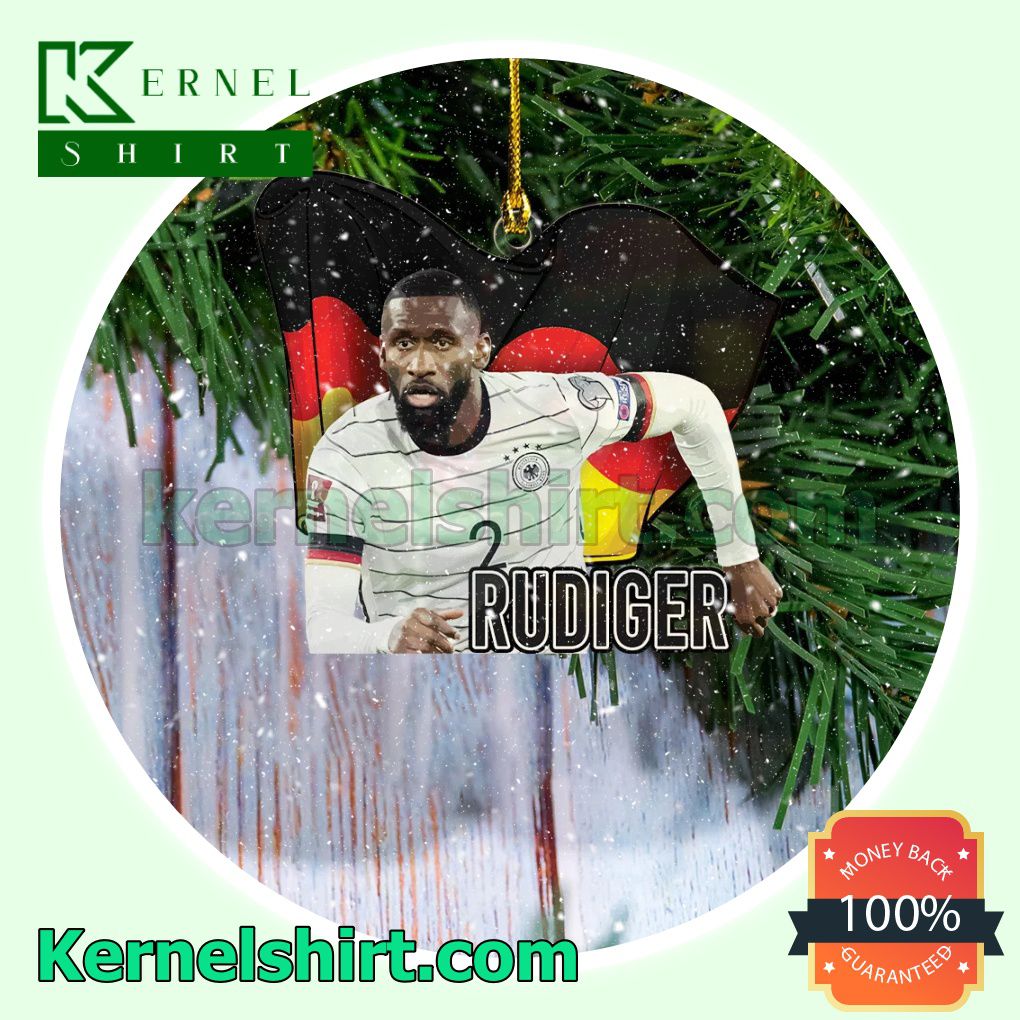 Germany - Antonio Rudiger Fan Holiday Ornaments a