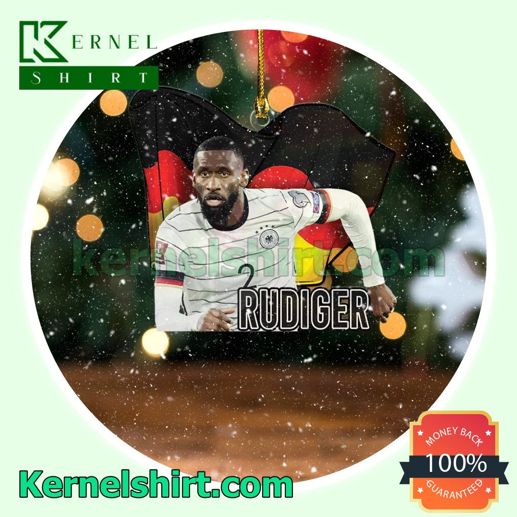 Germany - Antonio Rudiger Fan Holiday Ornaments