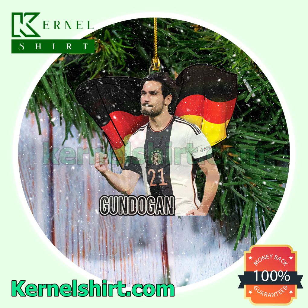 Germany - Ilkay Gundogan Fan Holiday Ornaments a