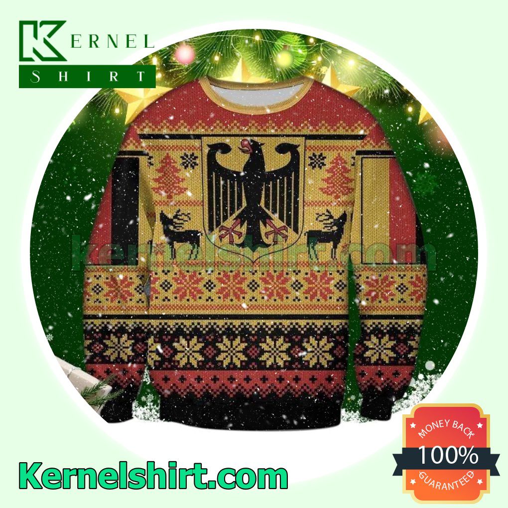 Germany Knitted Christmas Jumper