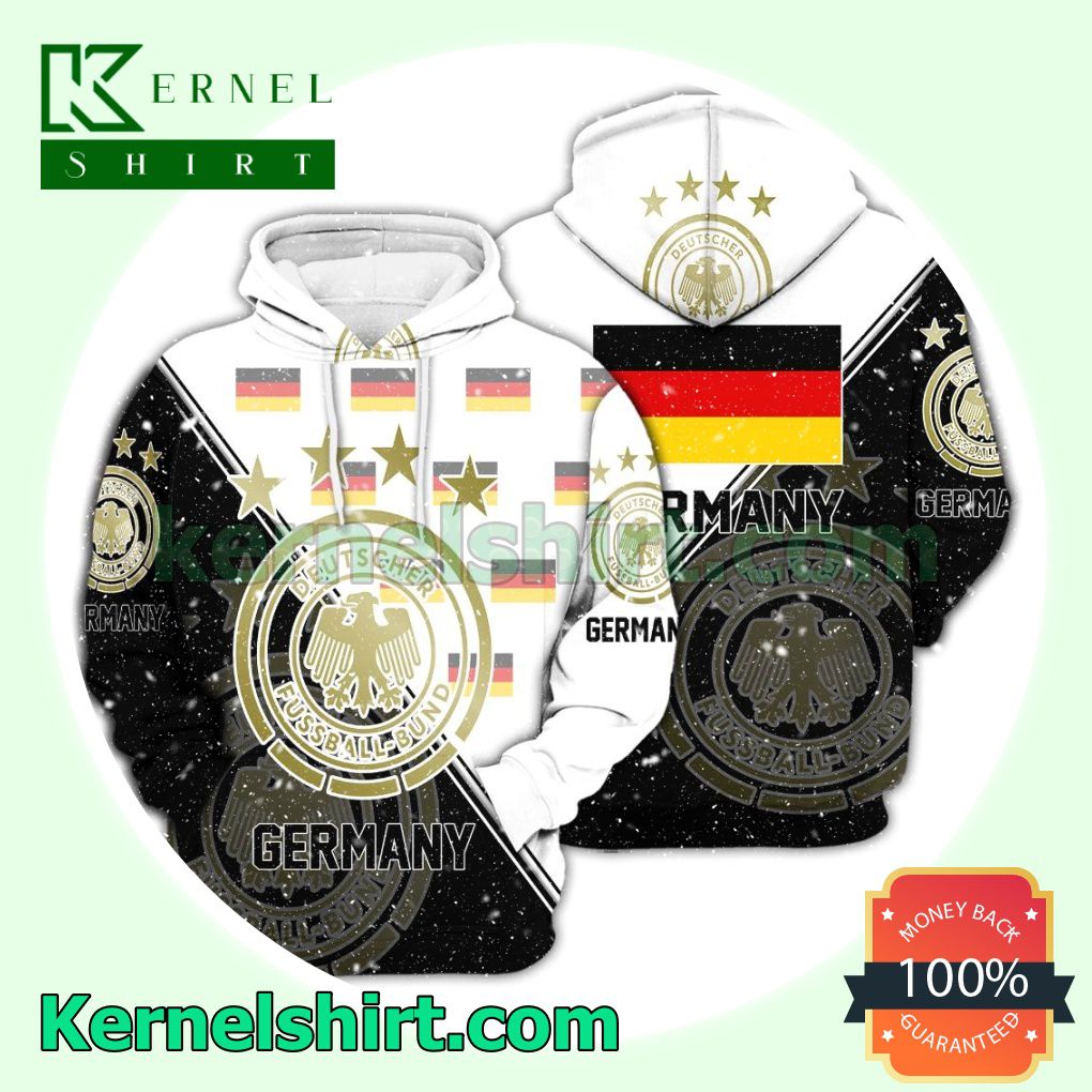 Germany National Logo Soccer Fan Hawaiian Shirt Sweatshirt