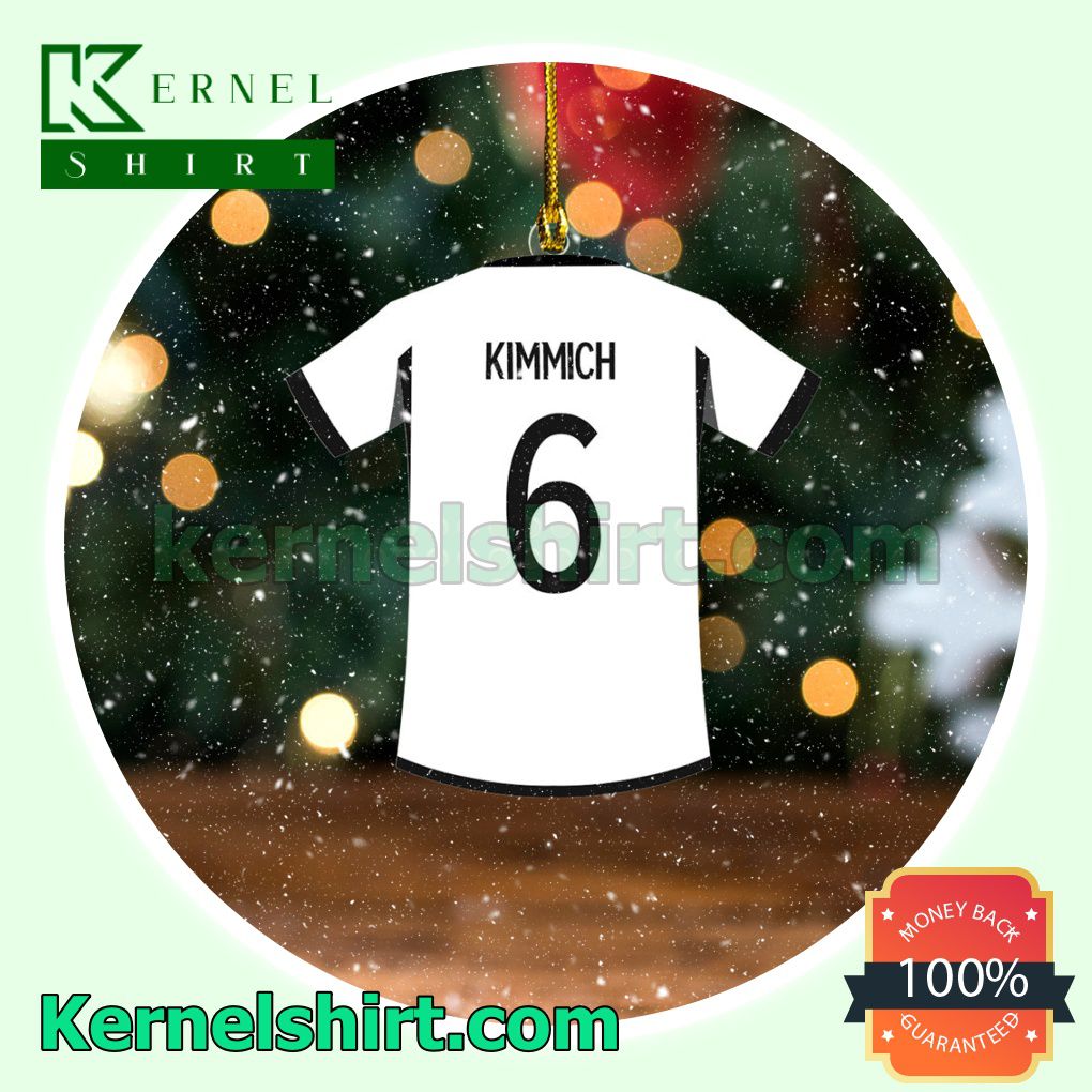 Germany Team Jersey - Joshua Kimmich Fan Holiday Ornaments a