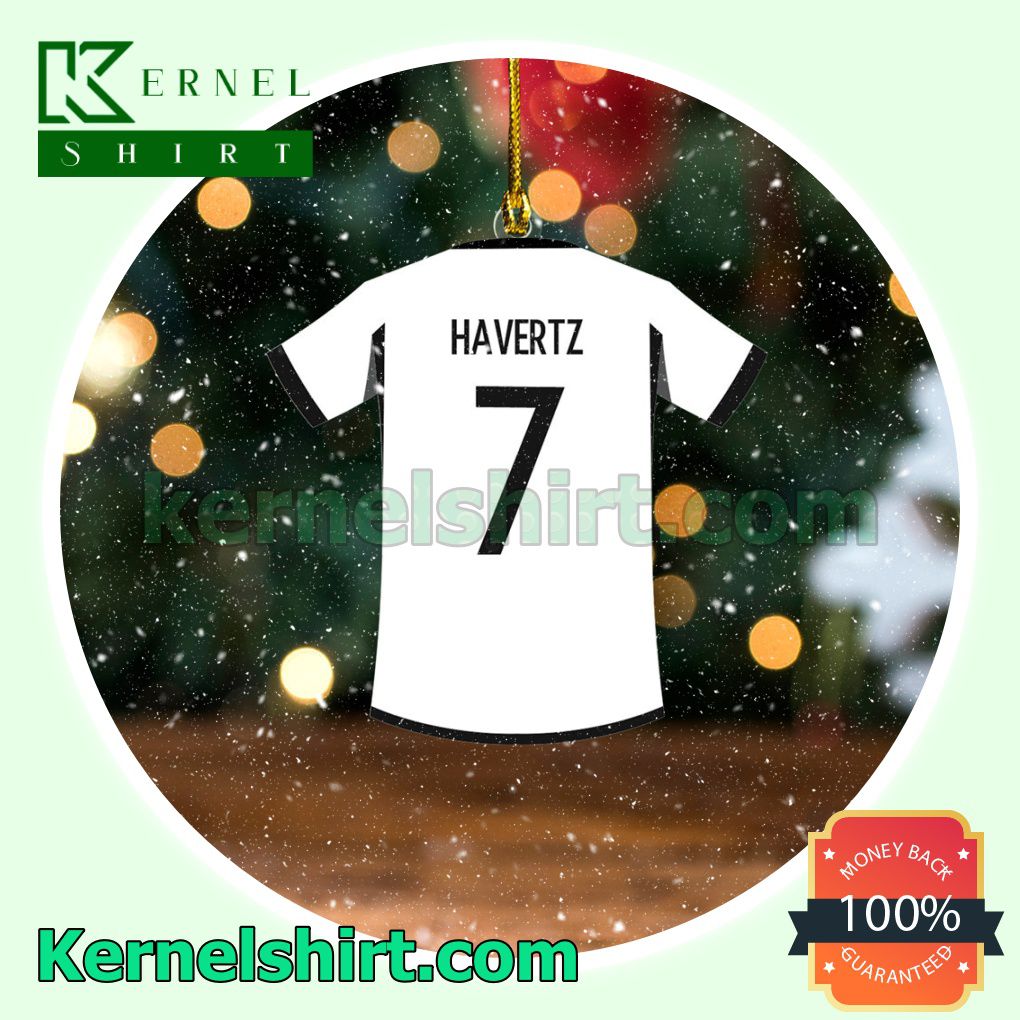 Germany Team Jersey - Kai Havertz Fan Holiday Ornaments a