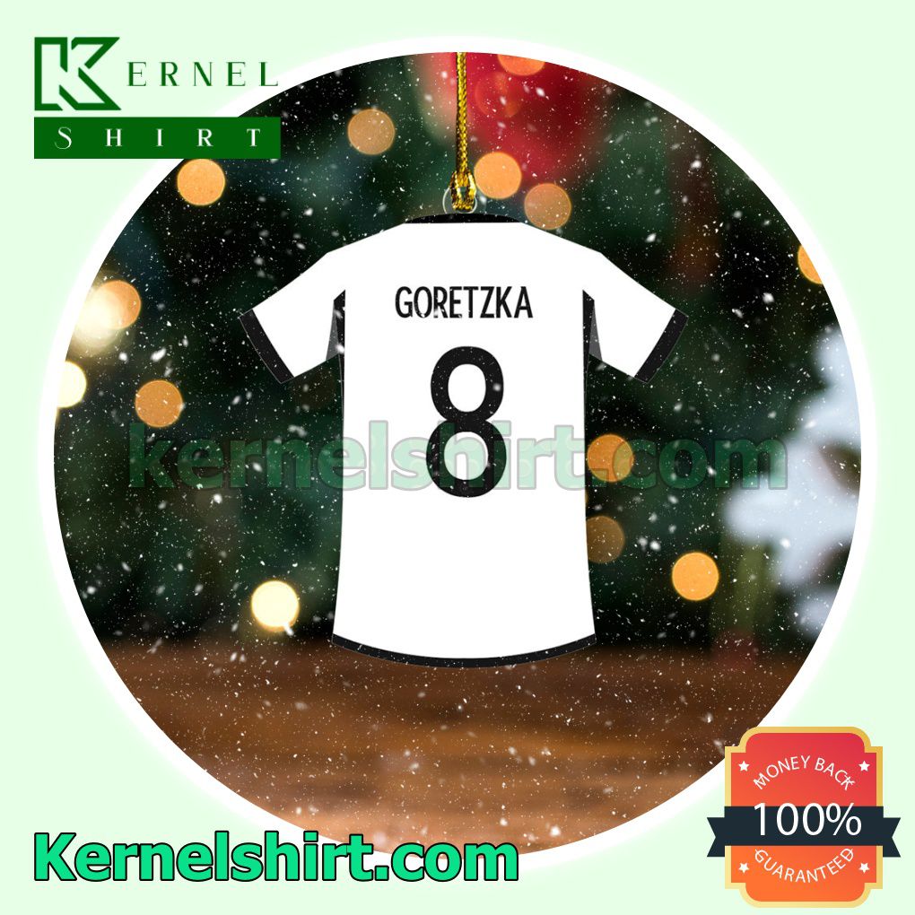 Germany Team Jersey - Leon Goretzka Fan Holiday Ornaments a