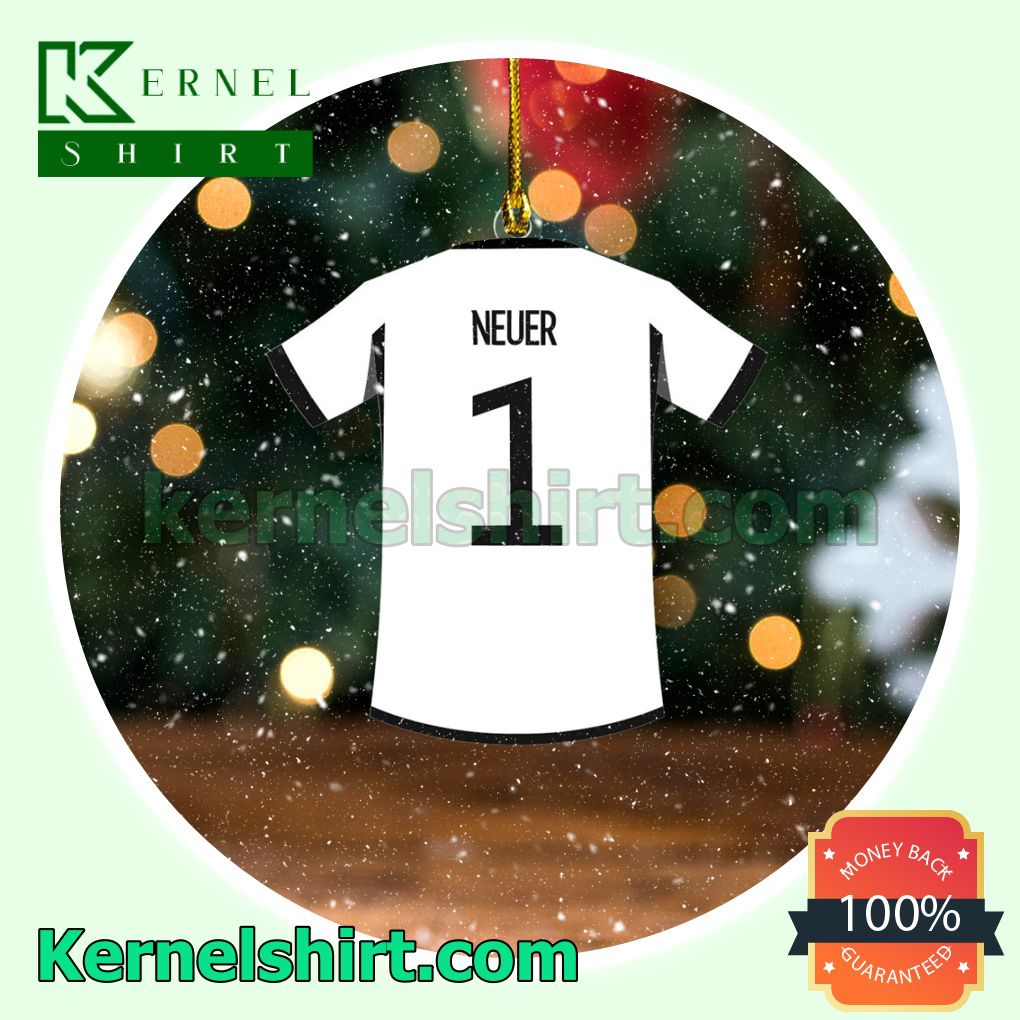 Germany Team Jersey - Manuel Neuer Fan Holiday Ornaments a