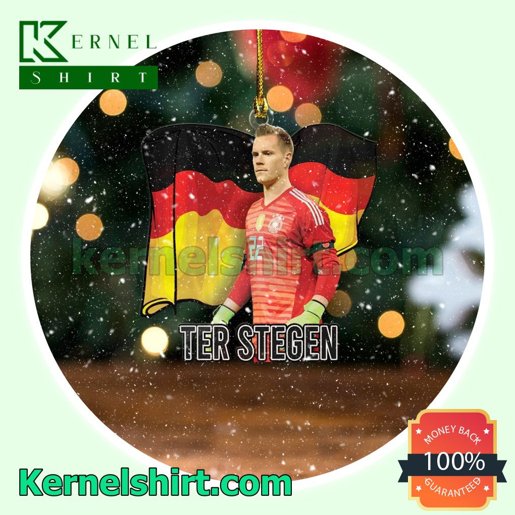 Germany - Ter Stegen Fan Holiday Ornaments