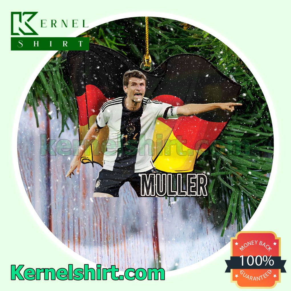 Germany - Thomas Muller Fan Holiday Ornaments a