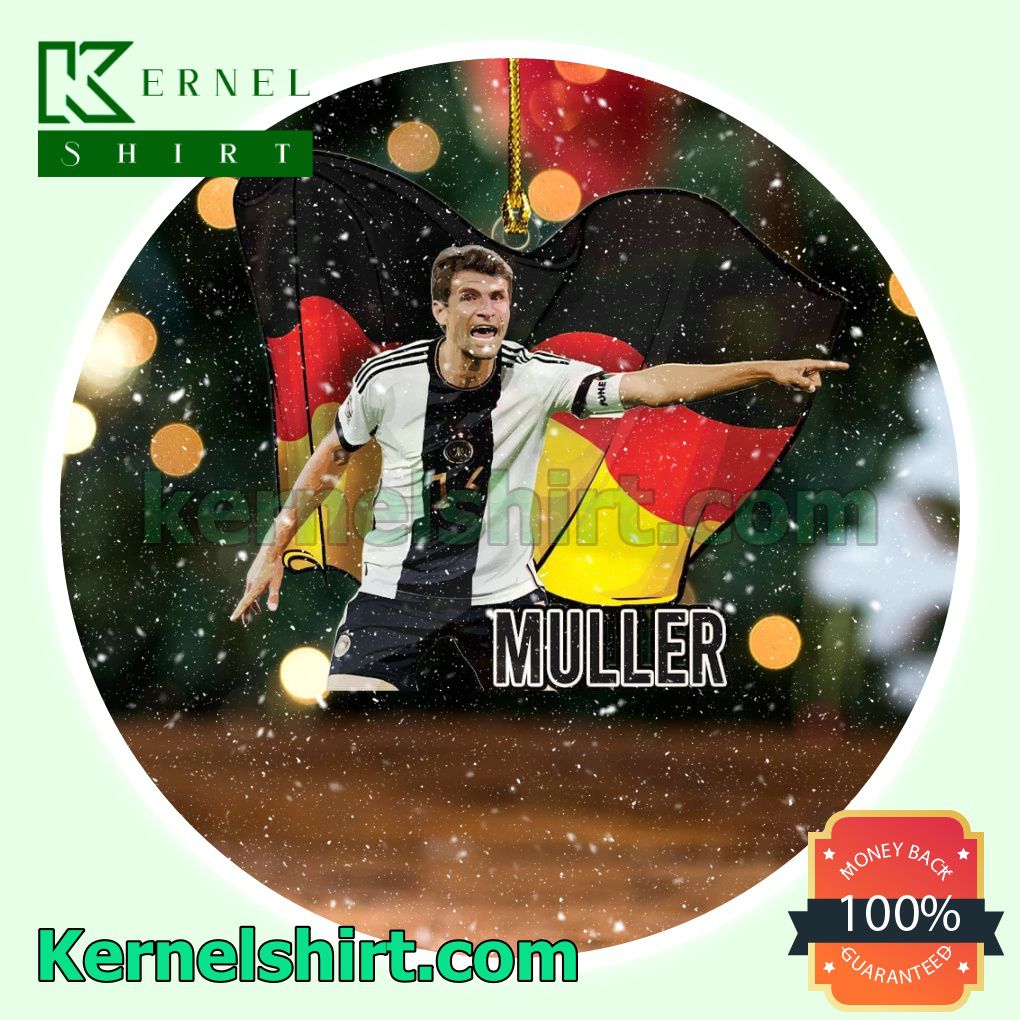 Germany - Thomas Muller Fan Holiday Ornaments