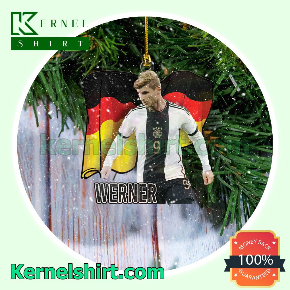 Germany - Timo Werner Fan Holiday Ornaments a