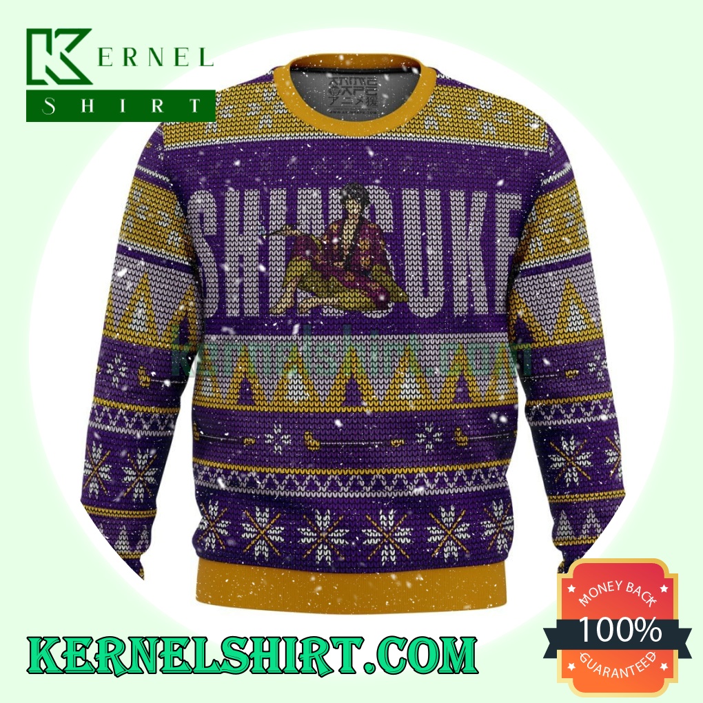 Gintama Smokin Shinsuke Knitting Christmas Sweatshirts