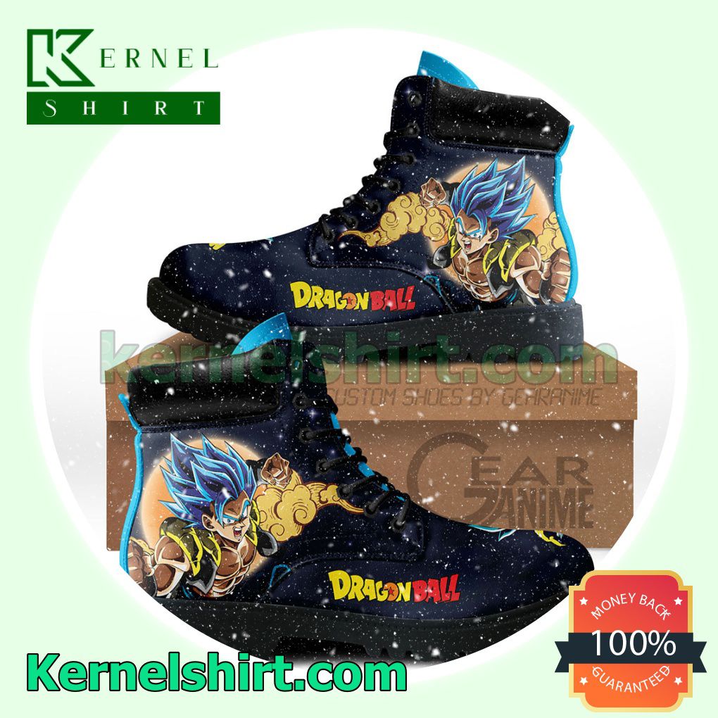 Gogeta Dragon Ball Winter Leather Boots