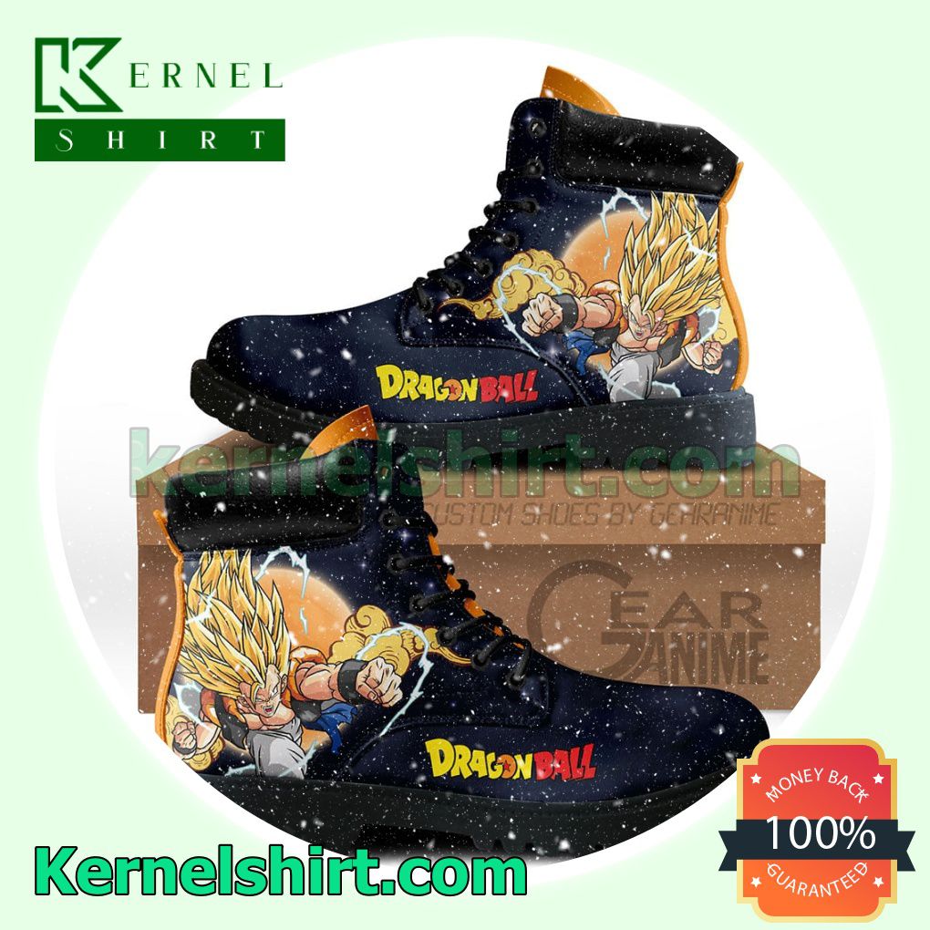 Gogeta Super Saiyan 3 Dragon Ball Winter Leather Boots