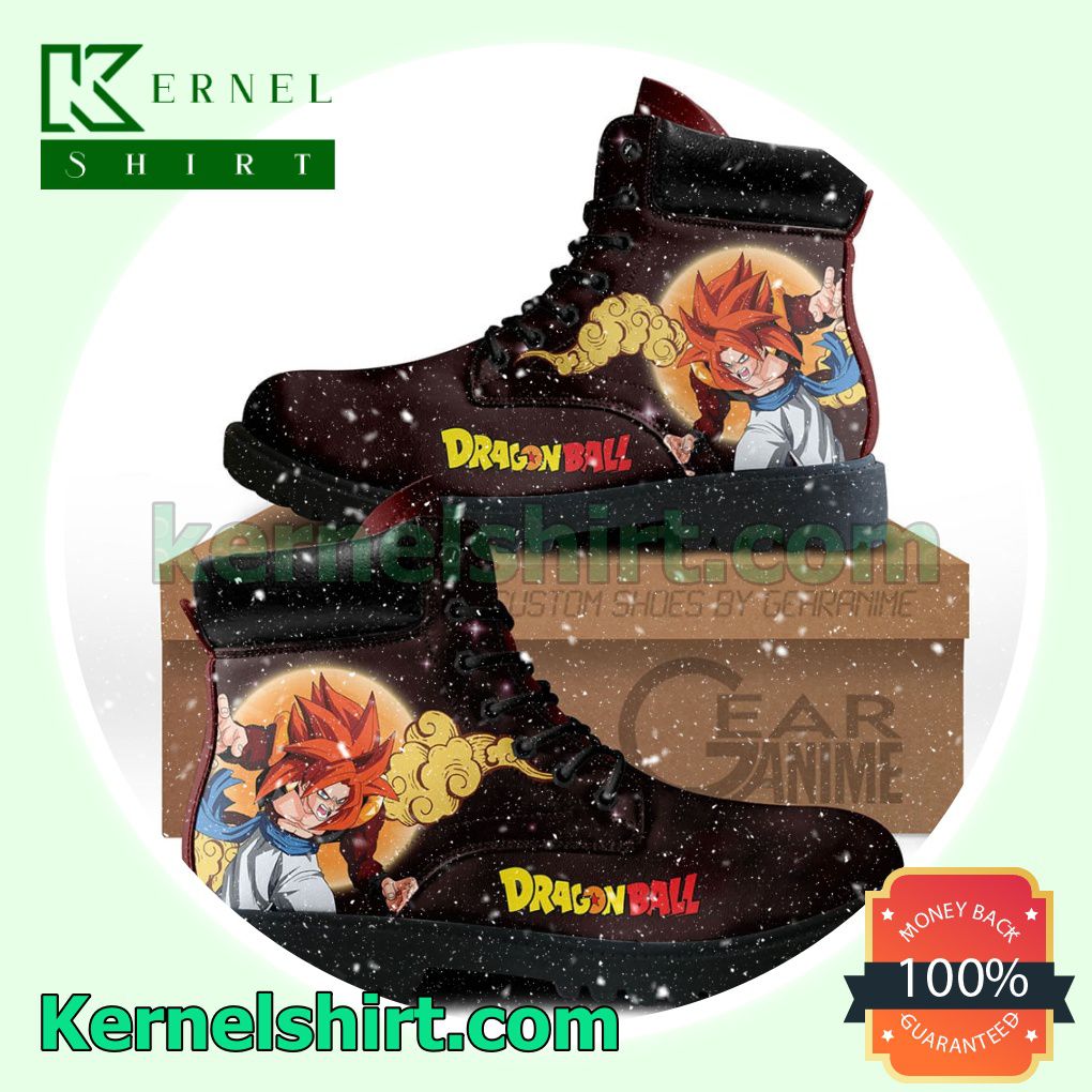 Gogeta Super Saiyan Dragon Ball Winter Leather Boots