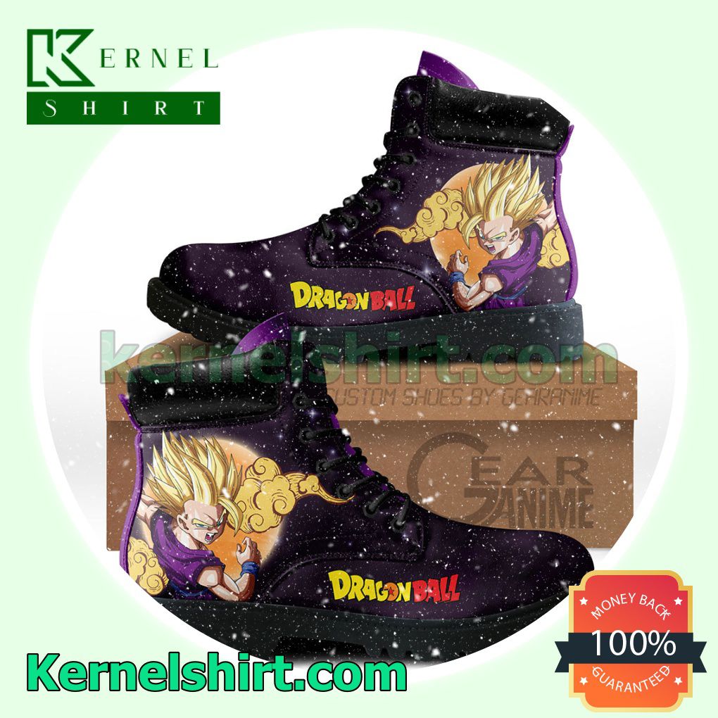 Gohan Super Saiyan 2 Teen Winter Leather Boots