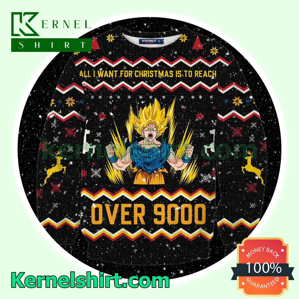 Goku Dragon Ball Over 900 Knitted Christmas Jumper