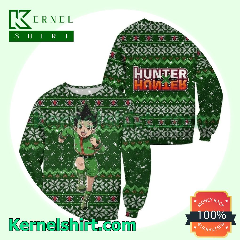 Gon Freecss Hunter X Hunter Anime Xmas Knitted Christmas Jumper