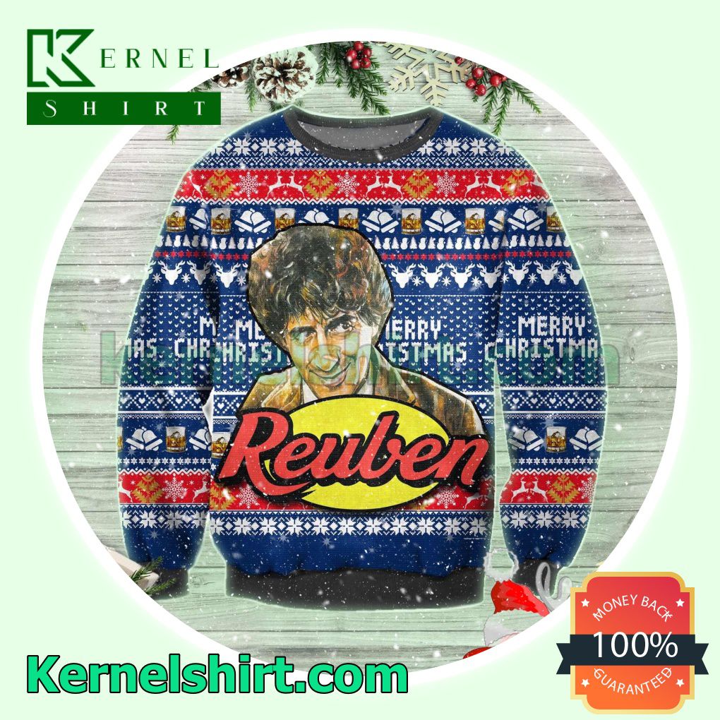 Gowan McGland Reuben, Reuben Poster Xmas Knitted Sweaters