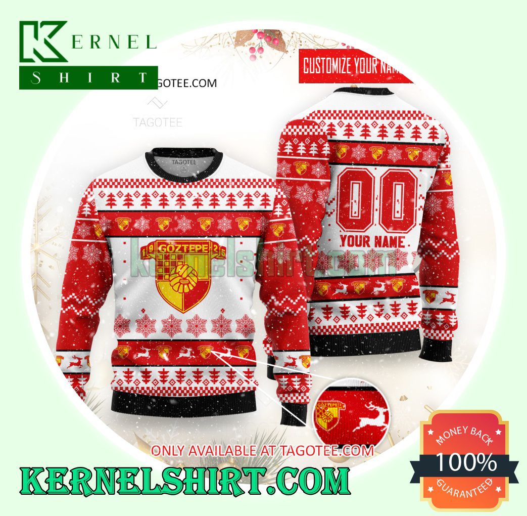 Göztepe SK Logo Xmas Knit Sweaters