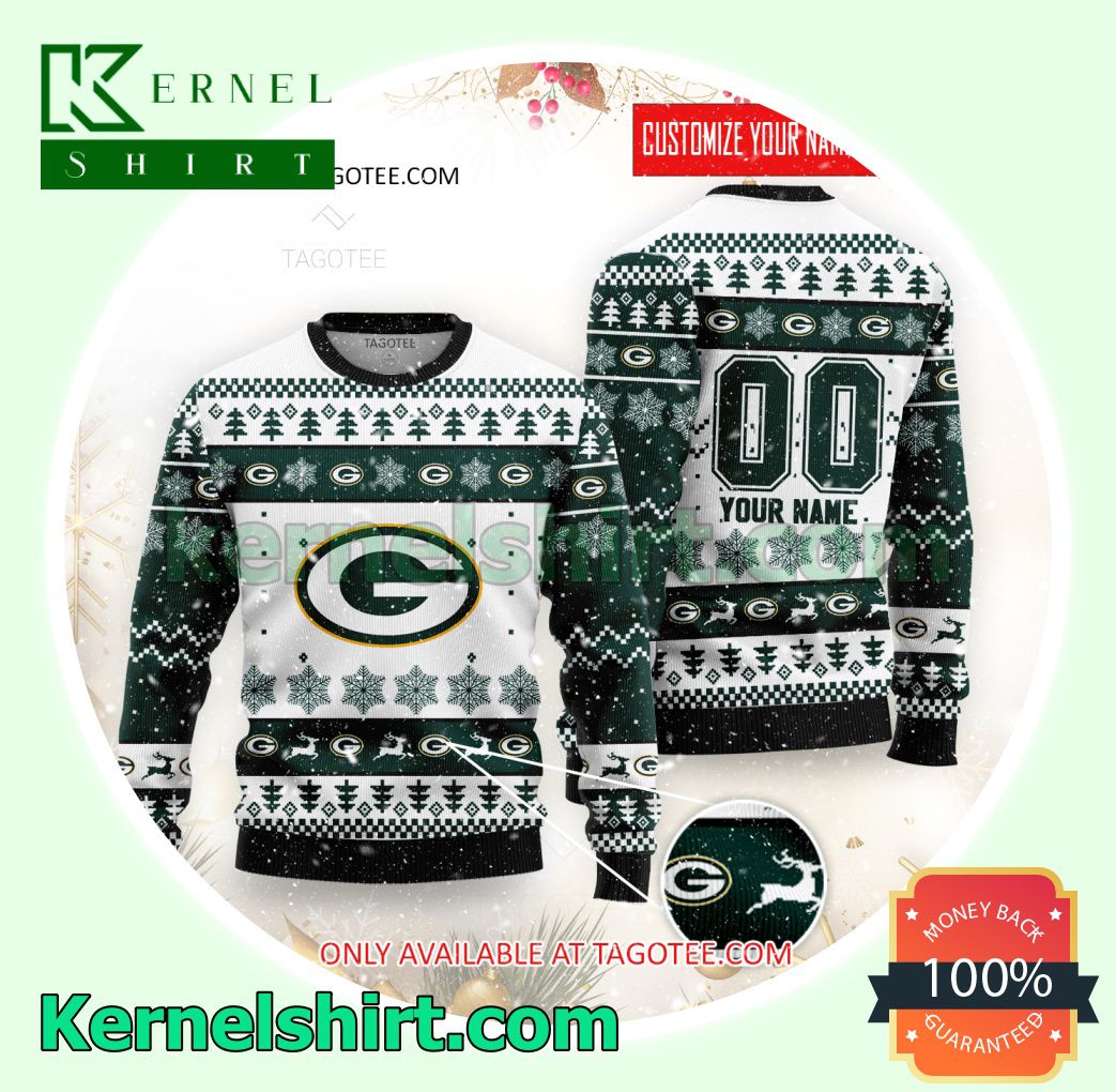 Green Bay Packers Club Xmas Knit Sweaters