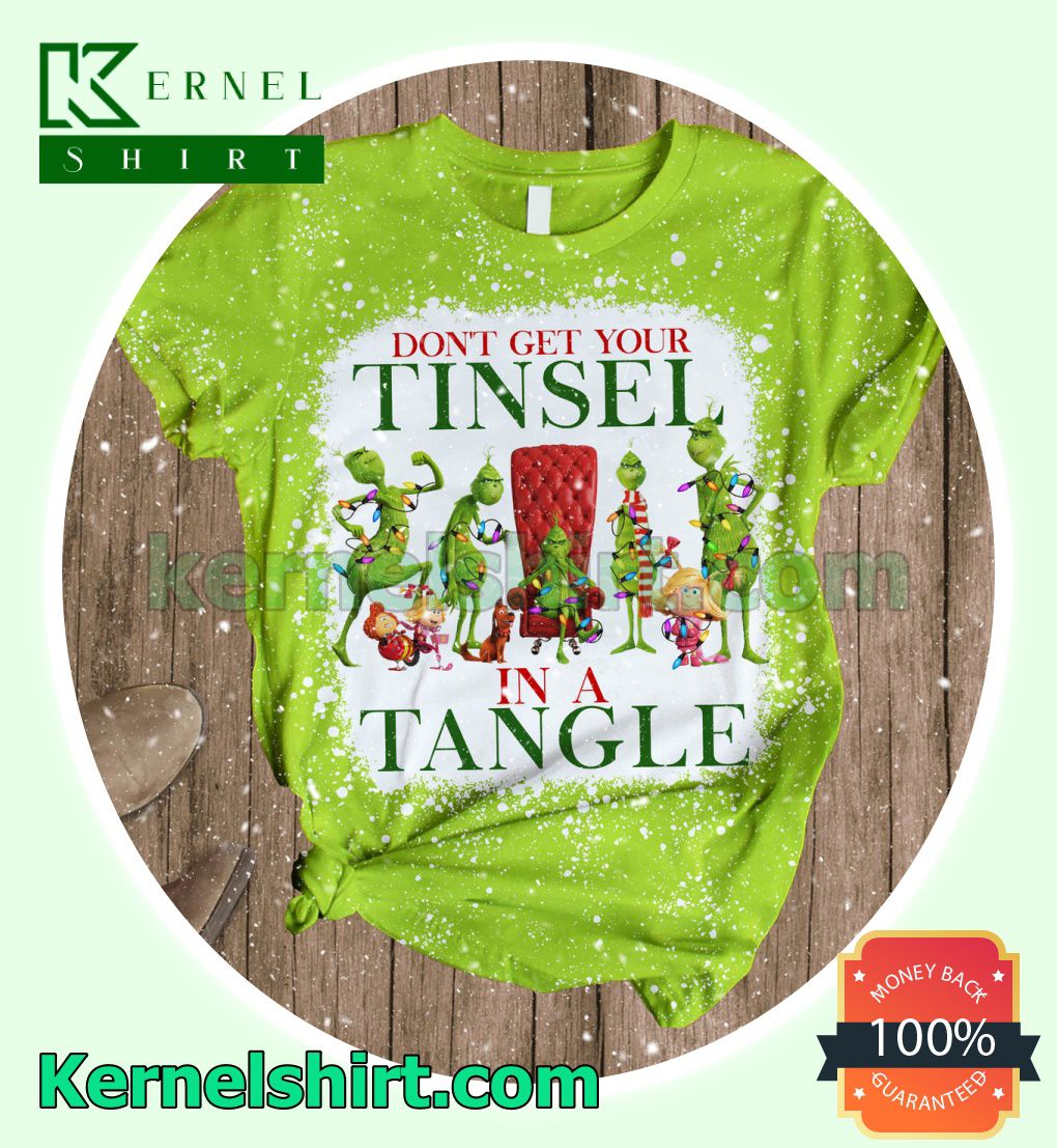 Grinch Don't Get Your Tinsel In A Tangle Holiday Sleepwear a