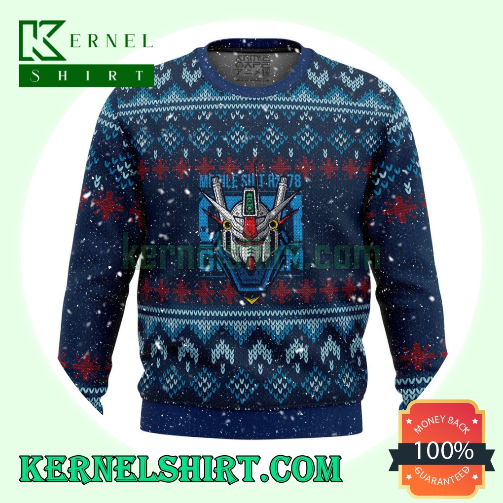 Gundam Knitting Christmas Sweatshirts