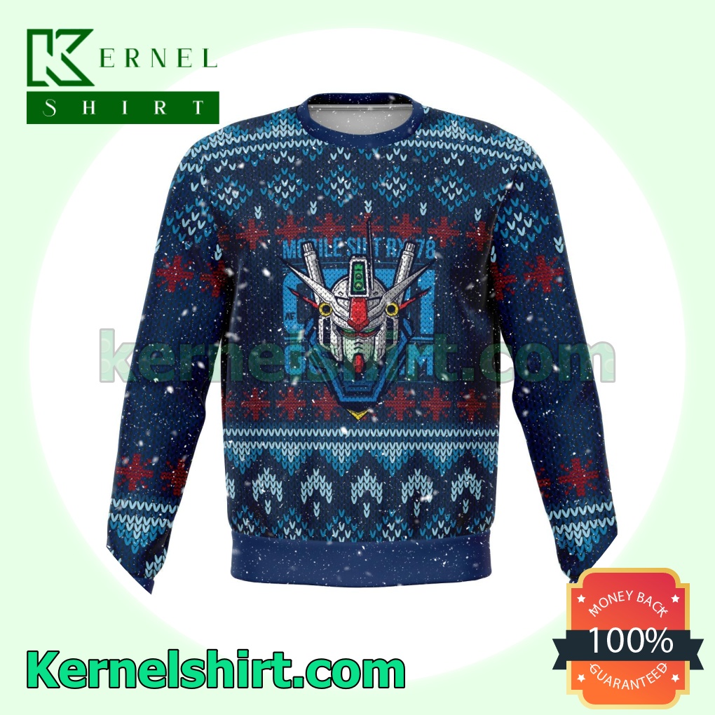 Gundam Mobile Suit Rx 78 Knitted Christmas Jumper