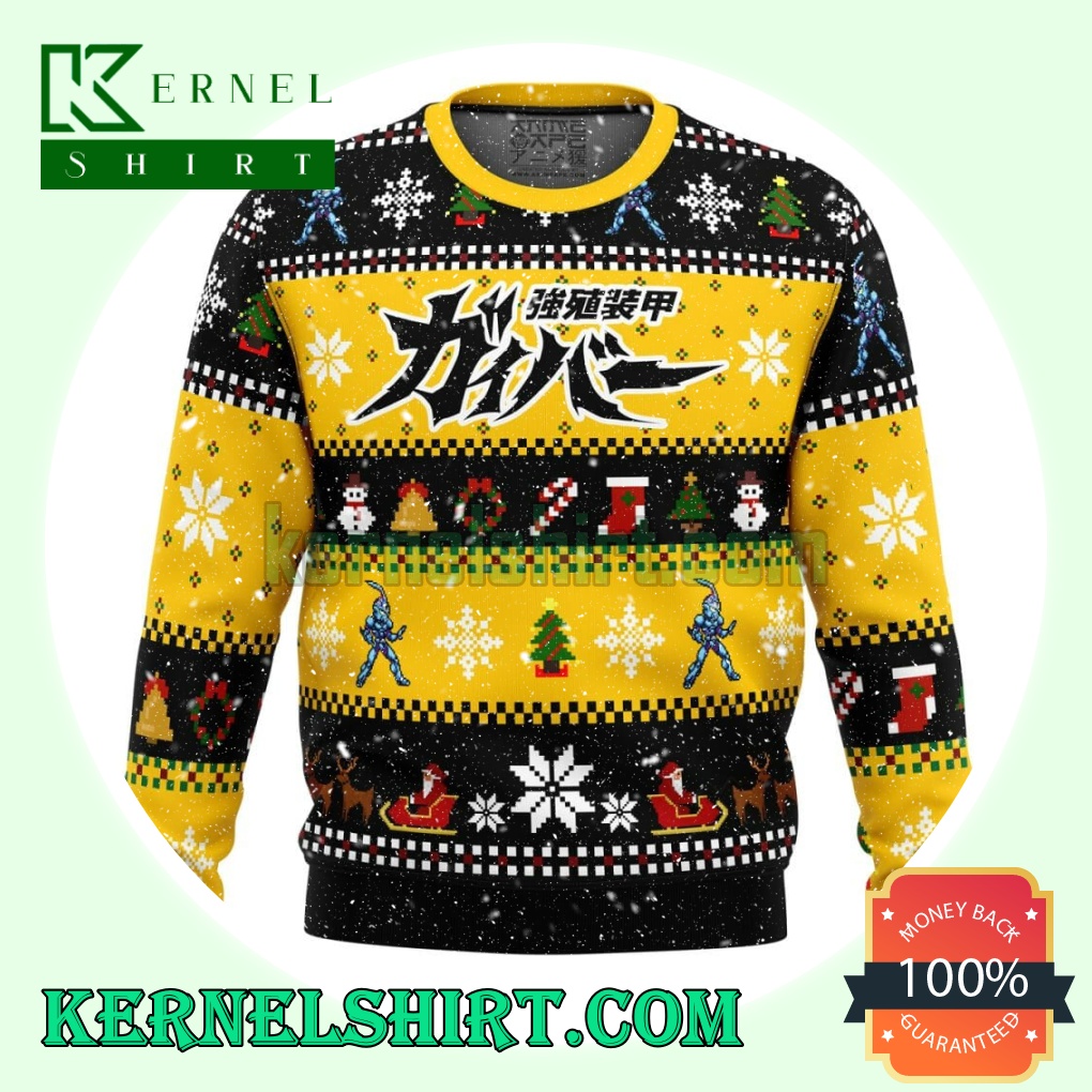 Guyver Happy Holidays Knitting Christmas Sweatshirts