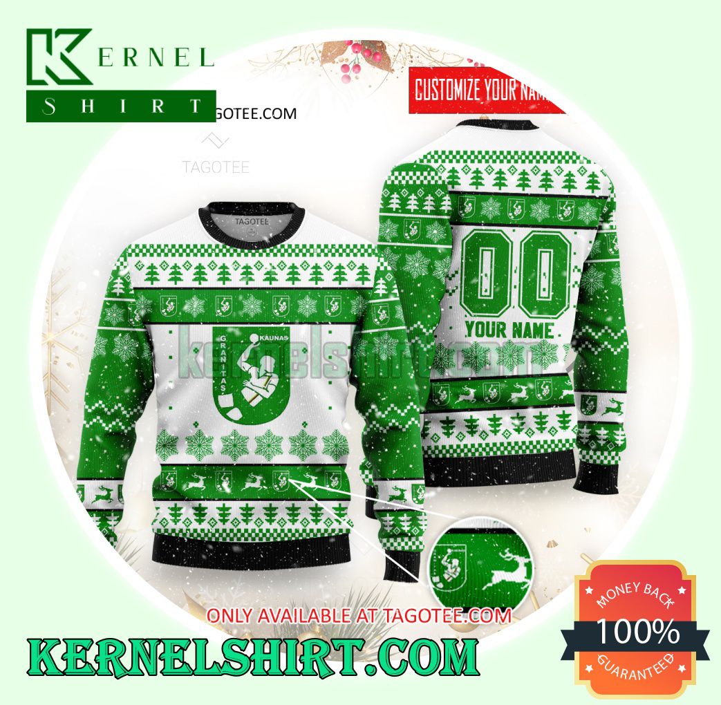 HC Granitas-Karys Kaunas Handball Xmas Knit Sweaters