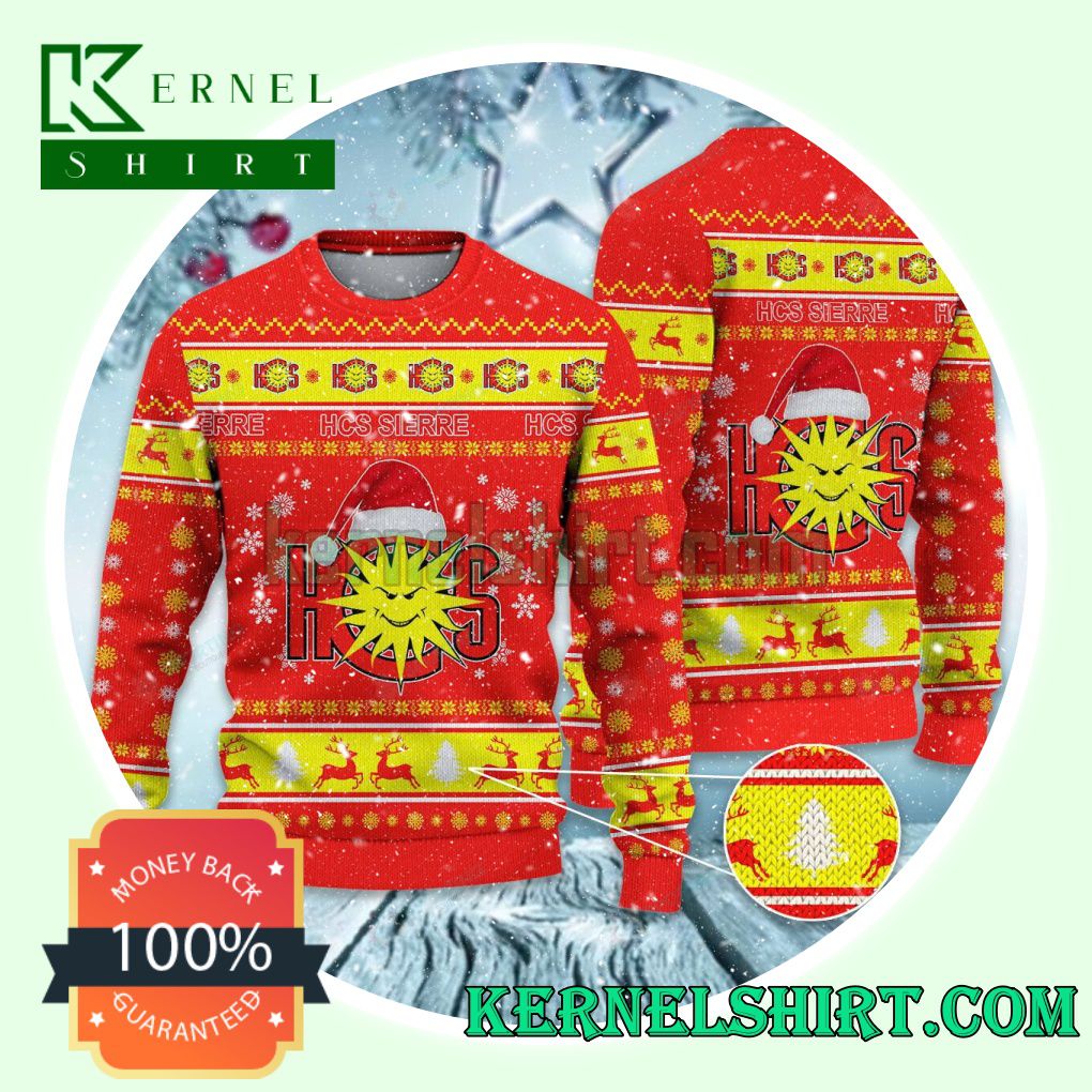 HCS Sierre Club Snowflake Xmas Knit Sweaters