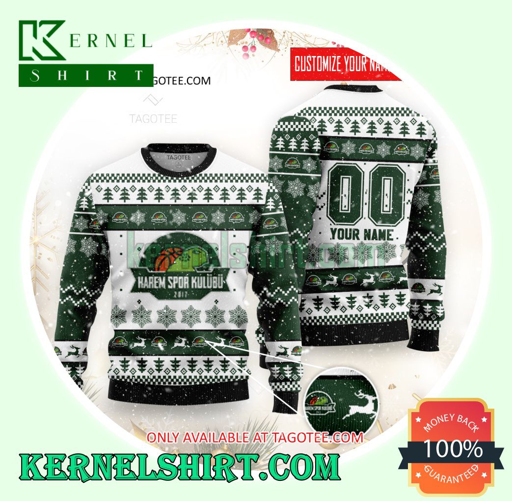 Harem Spor Logo Xmas Knit Sweaters