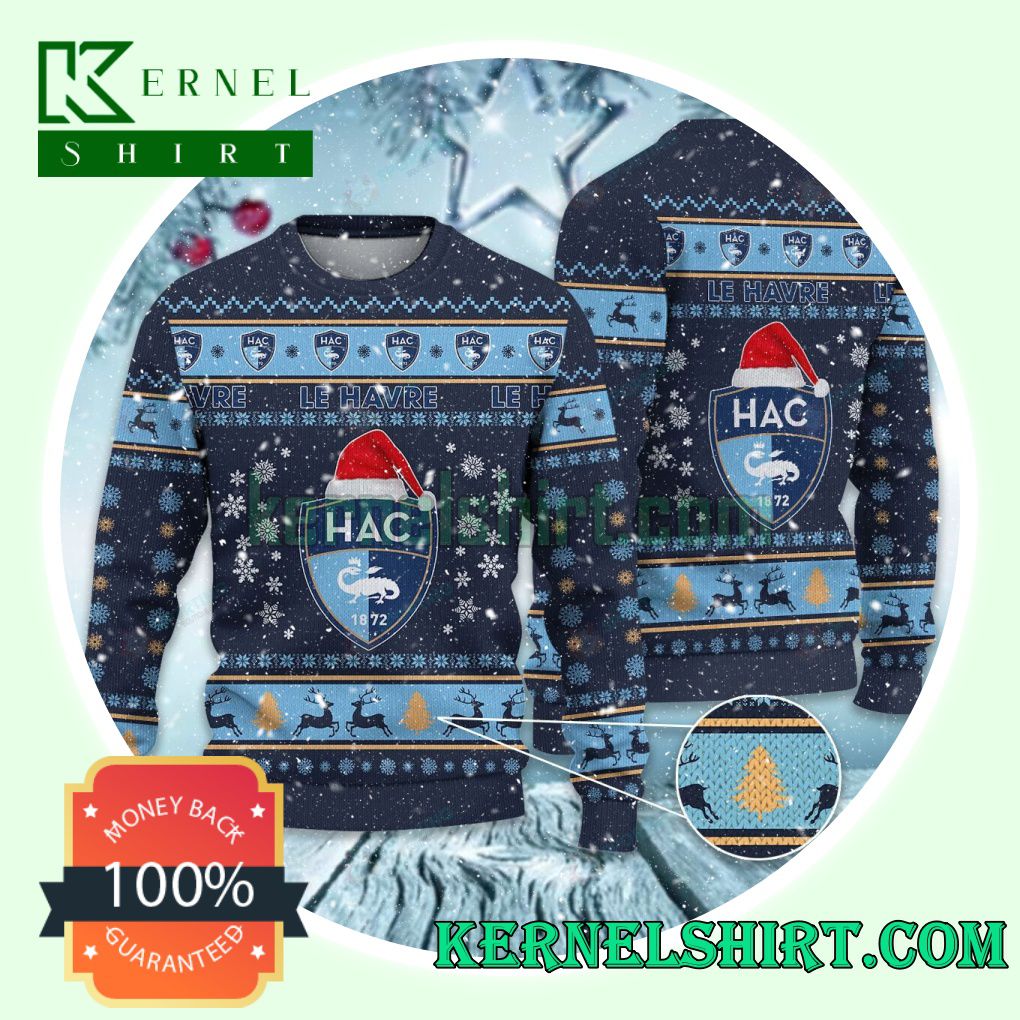 Havre Athletic Club Club Snowflake Xmas Knit Sweaters