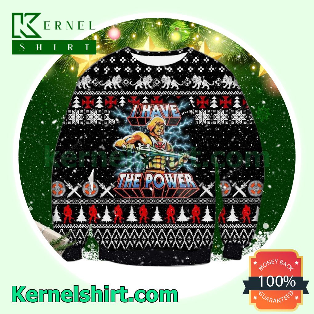 He-Man And Masters Of The Universe Knitted Christmas Jumper