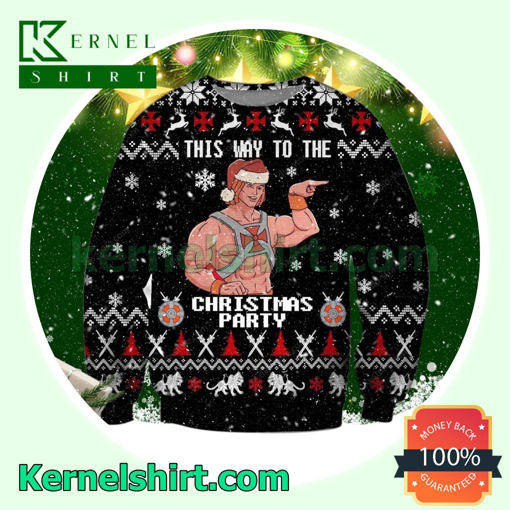 He-Man Masters Of The Universe Xmas Knitted Sweaters