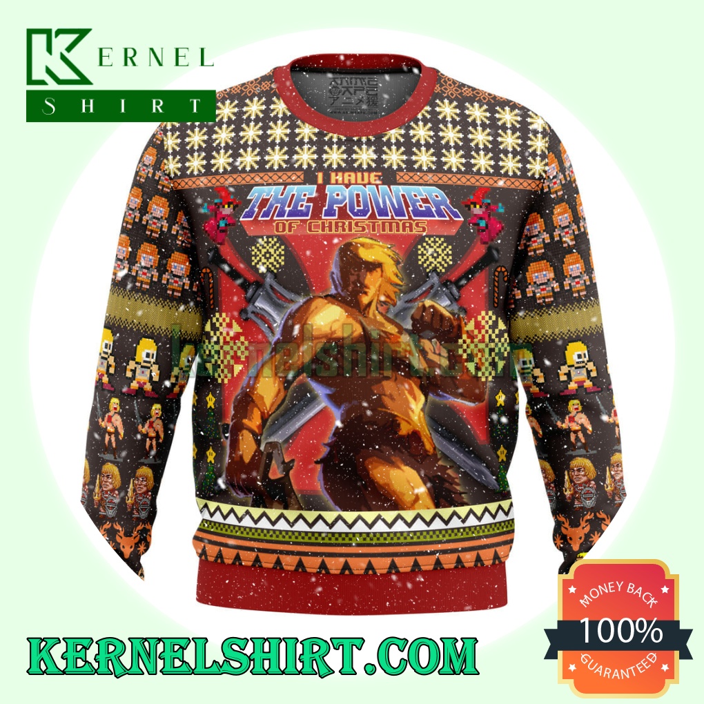 He-man & Masters Of The Universe Knitting Christmas Sweatshirts