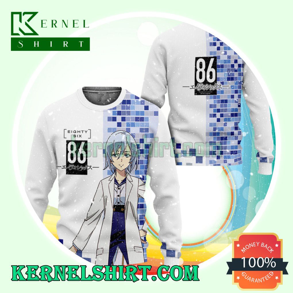 Henrietta Von Penrose Anime 86 Eighty Six Knitting Christmas Sweatshirts