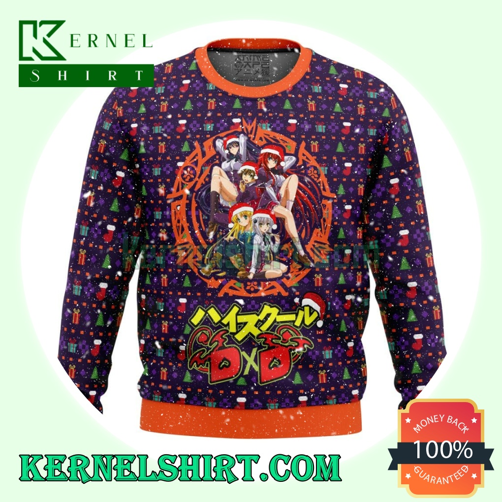 High School Dxd Dreaming His Own Harem Knitting Christmas Sweatshirts