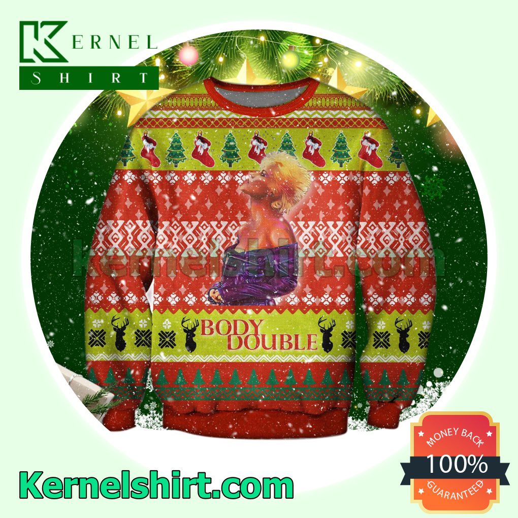 Holly Body Poster Body Double Xmas Knitted Sweaters