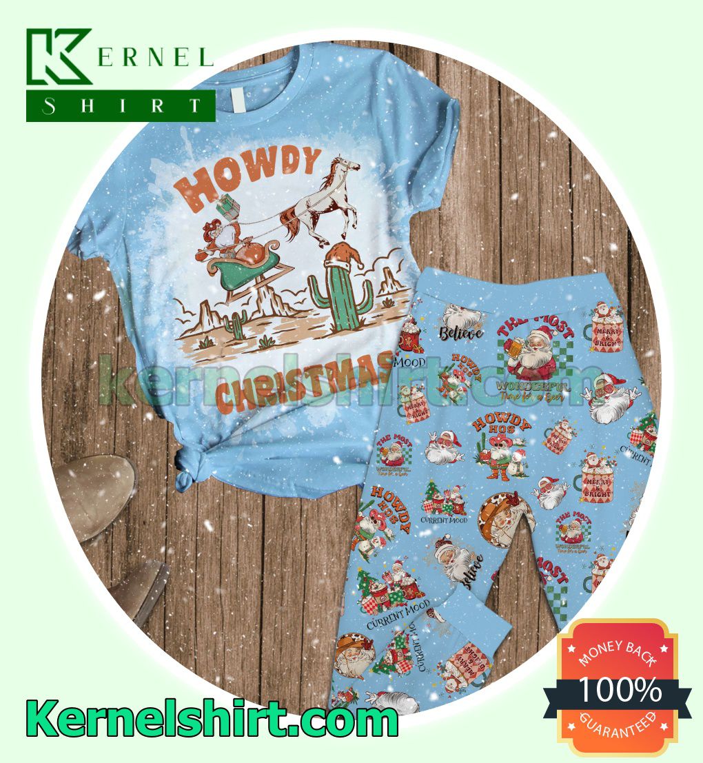 Howdy Christmas Holiday Sleepwear